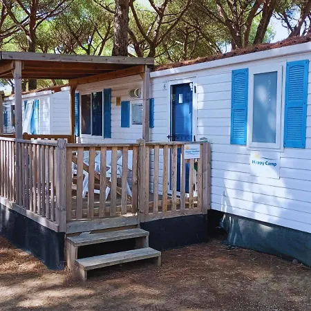Camping Happy Camp Mobile Homes In Lido Di Sesto Boats&restaurant