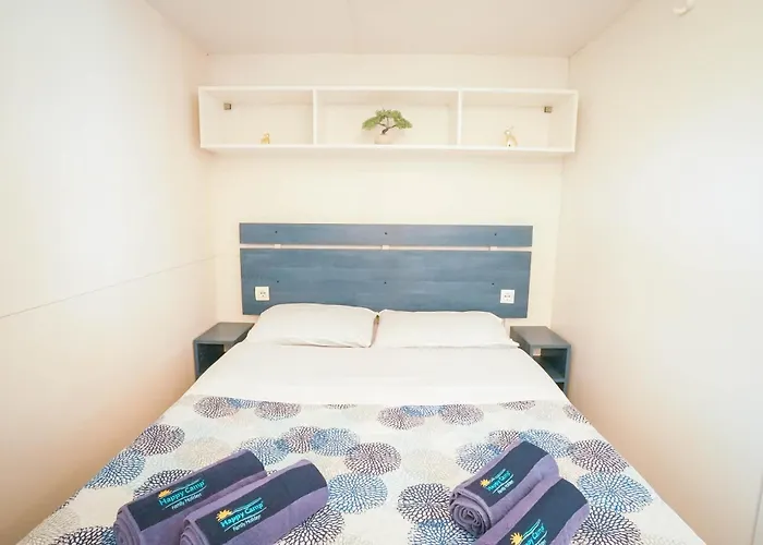 Kamp alanı Happy Camp Mobile Homes In Lido Di Sesto Boats&restaurant Sesto Calende